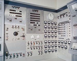 Close up of Control Panels in H Control Building