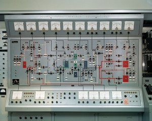 Close-up of control panel