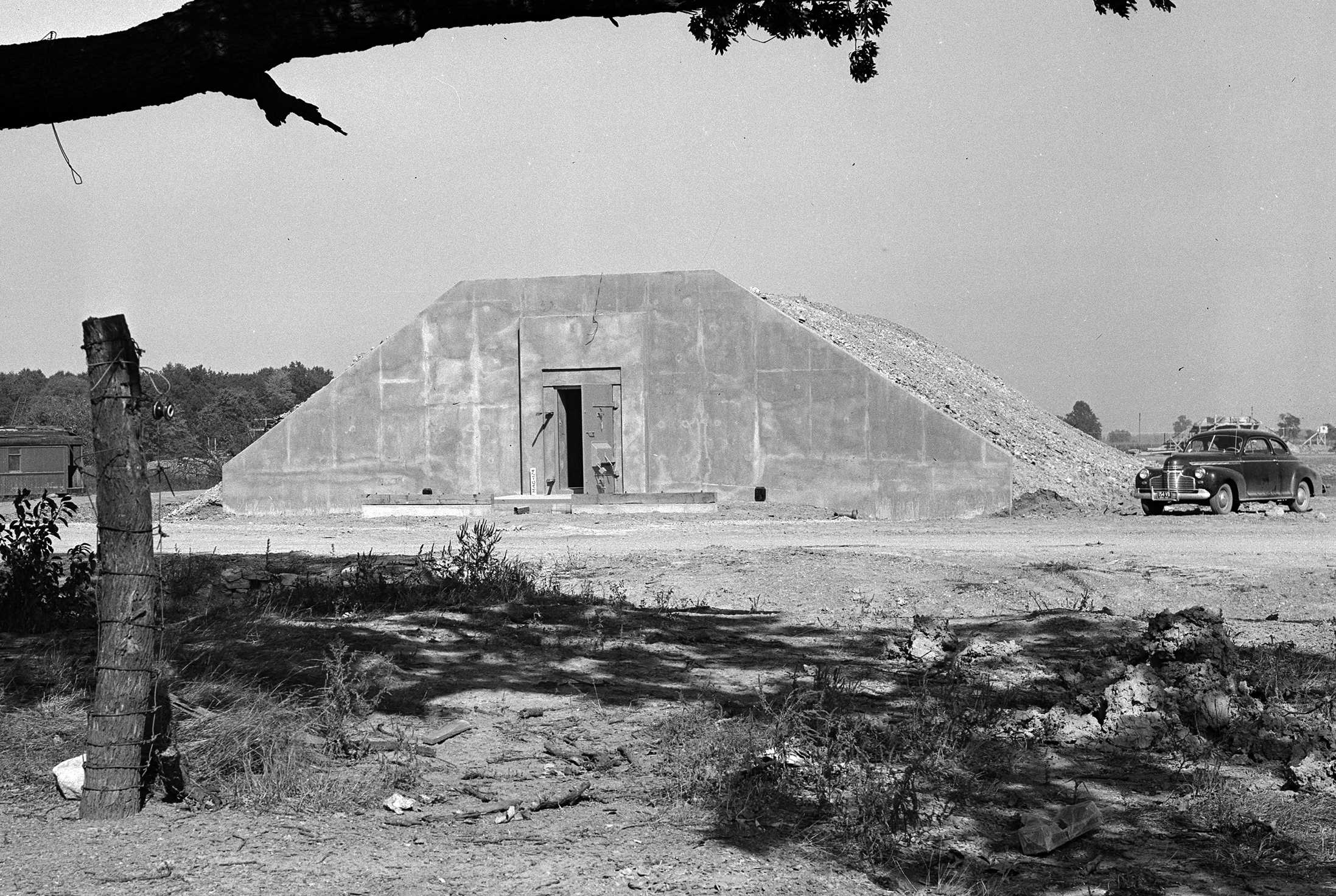 External view of bunker