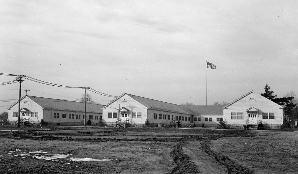rear of the Plum Brook Ordnance Works Administration Building
