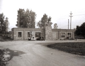 Exterior of pump house