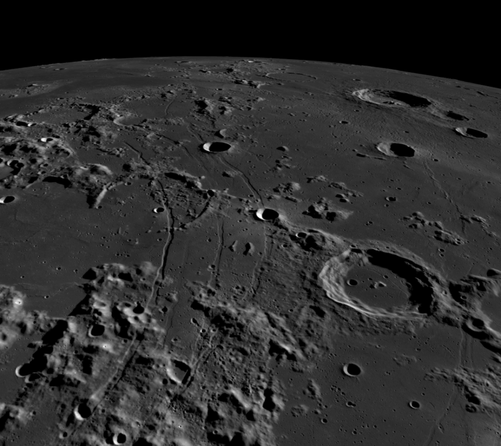 Lunar surface image