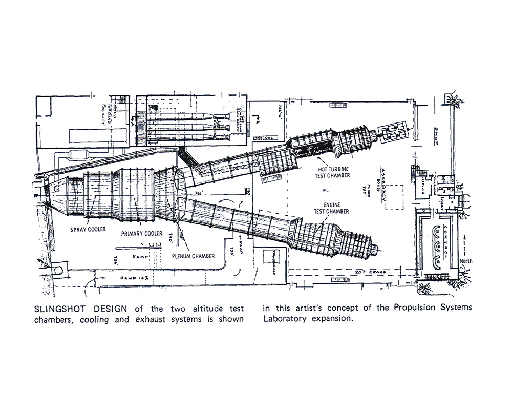 Diagram of the exterior of the new PSL No. 3 and 4 facility