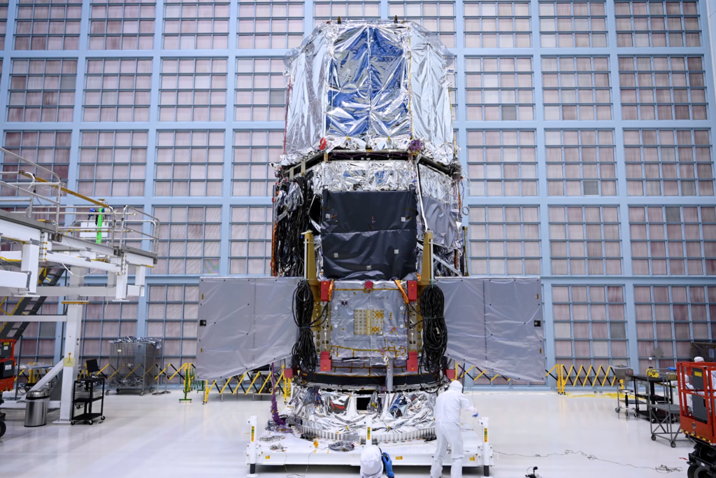 NASA Installs Key ‘Sunblock’ Shield on Roman Space Telescope