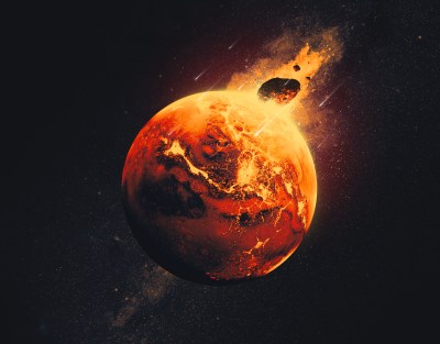 Artist's concept of an asteroid