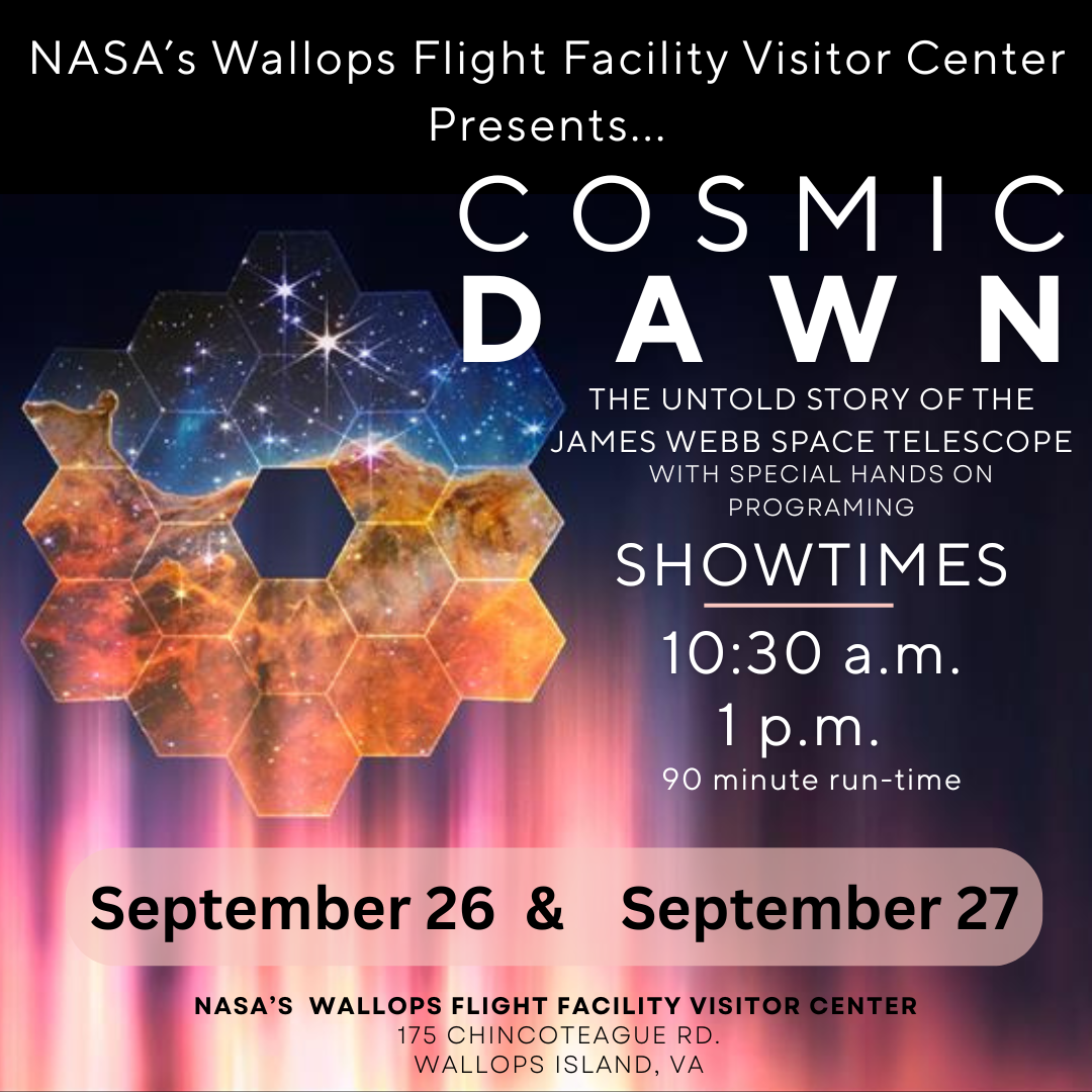 WFF VC social media/website image for showing of Cosmic Dawn