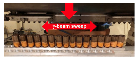 Photograph of the deuterated metals exposed