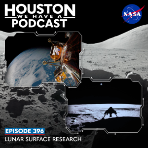 Houston We Have a Podcast Episode 396: Lunar Surface Research
Intuitive Machines 2 is seen flying to the Moon with the Earth in the background. Firefly's Blue Ghost's shadow is seen on the Moon upon landing.
Image credits: Intuitive Machines and Firefly