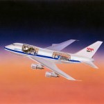 Illustration of the SOFIA airborne observatory.