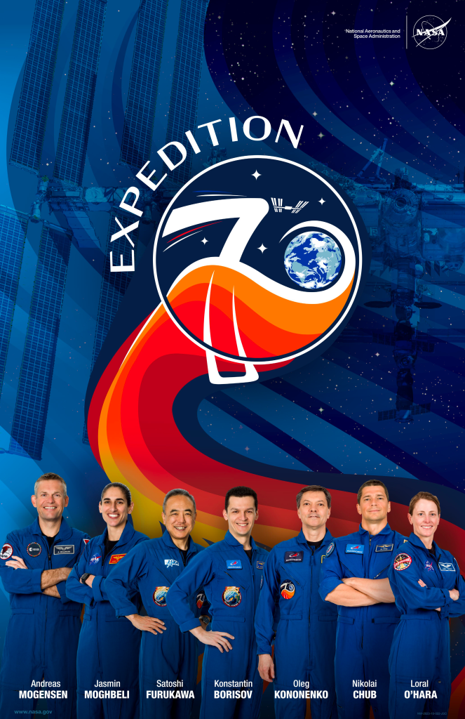 Expedition 70 Space Flight Awareness Poster