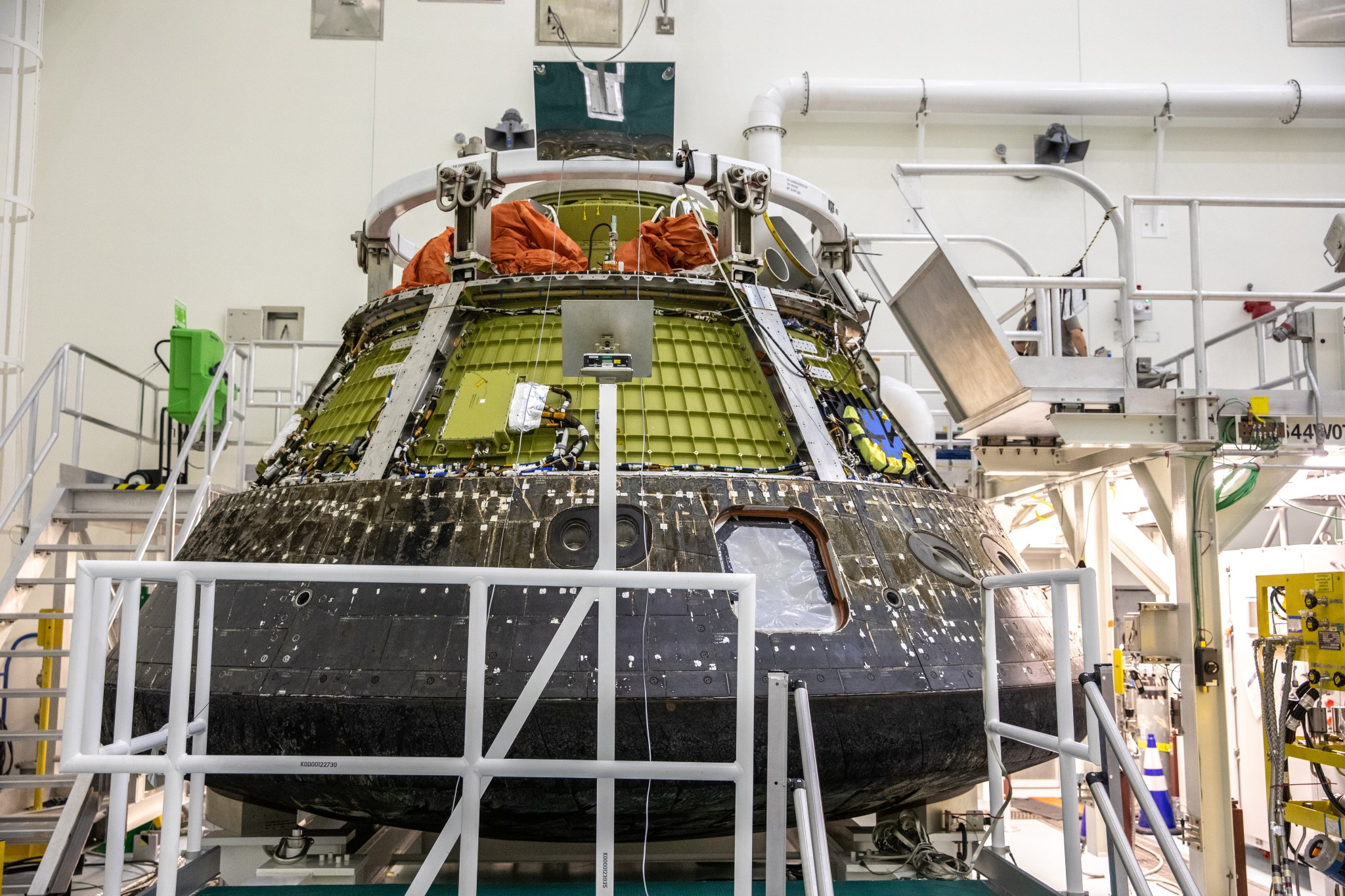 Orion payload processing at KSC