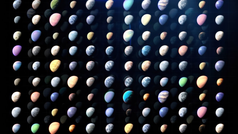 Artist’s concept of exoplanets