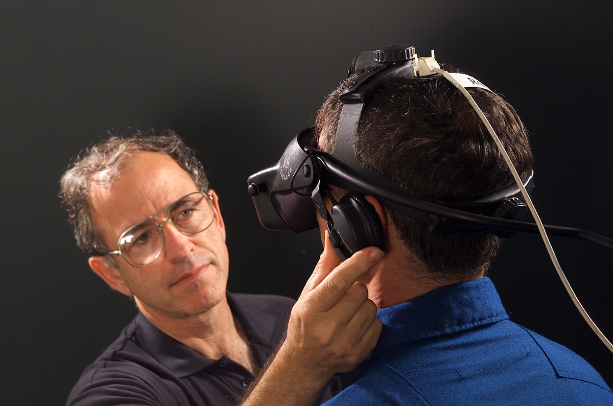 Image of retired NASA researcher Stephen Ellis, pioneer in the fields of perception-based simulation engineering and virtual environment research.