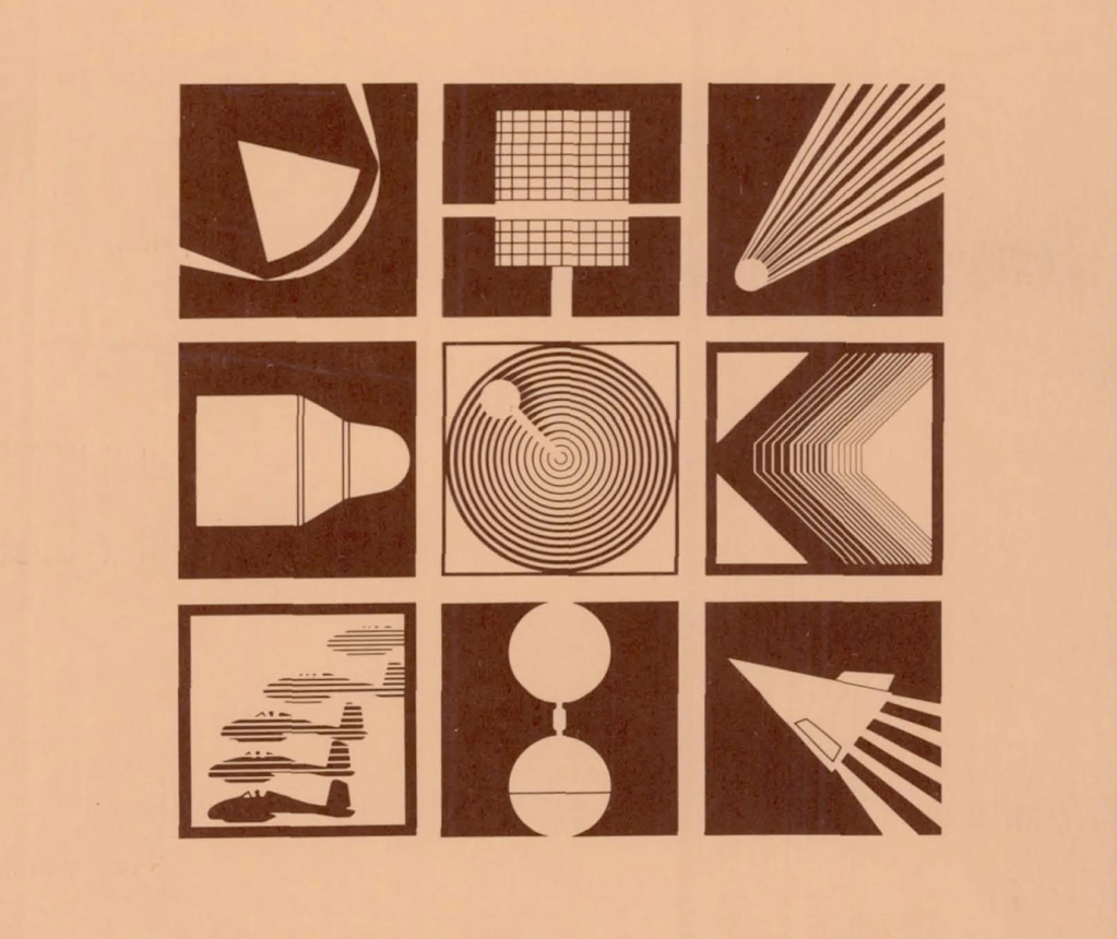 Cover detail from "History of Ames 1940–1965" showing a 3×3 grid of geometric shapes.