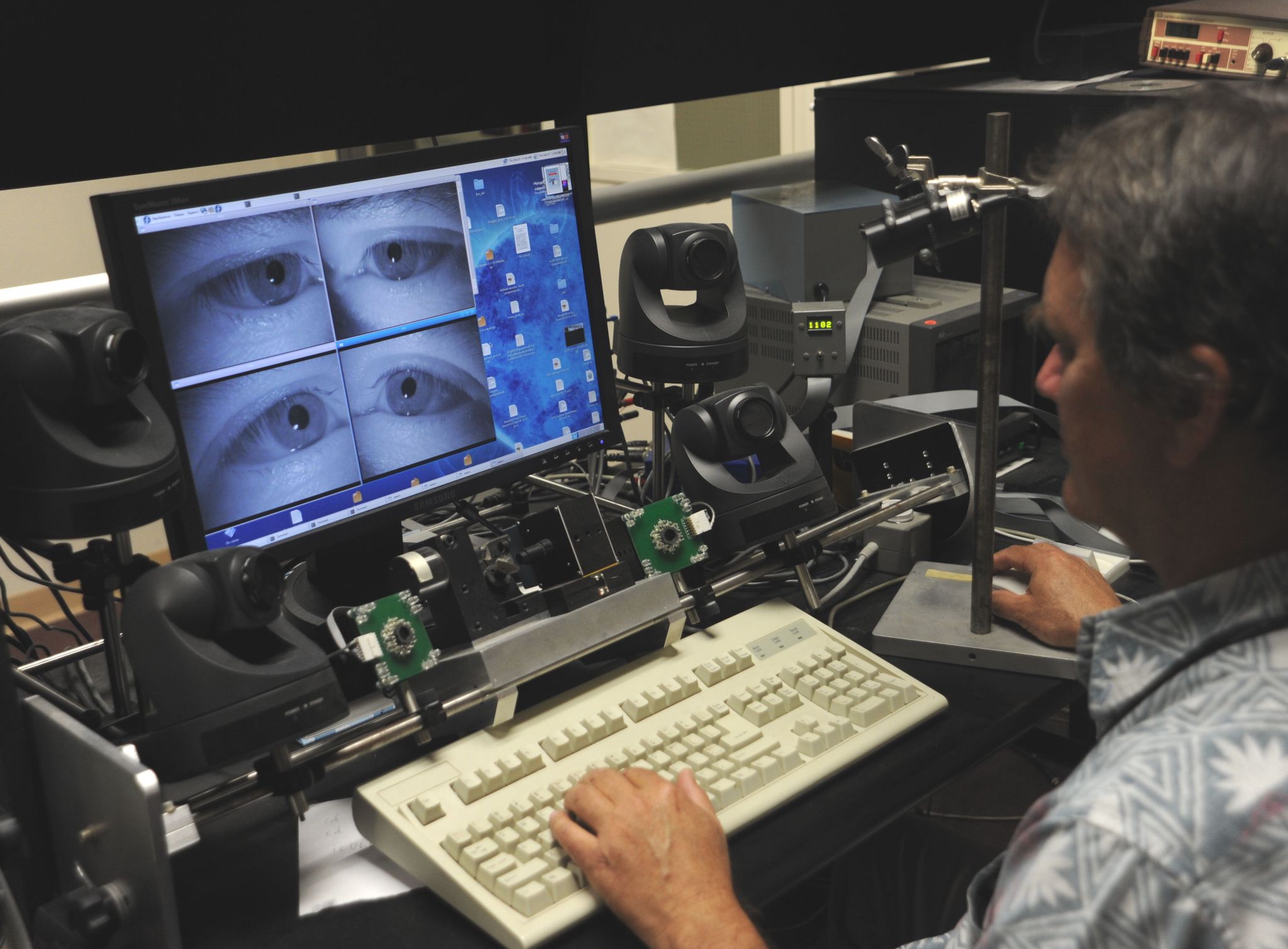 An Ocular Imaging research study with NASA researcher Jeffrey Mulligan, P.I. of the Ocular Imaging Laboratory at NASA Ames Research Center.