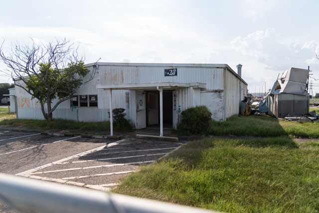 Photo of Building 227, Printing and Reproduction Facility, before demolition