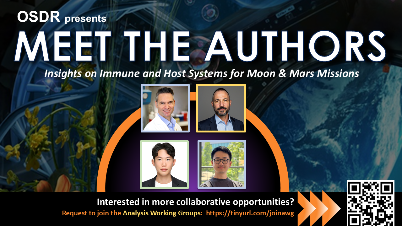 Closing slide for "Meet the Authors" featuring images of 4 panelists