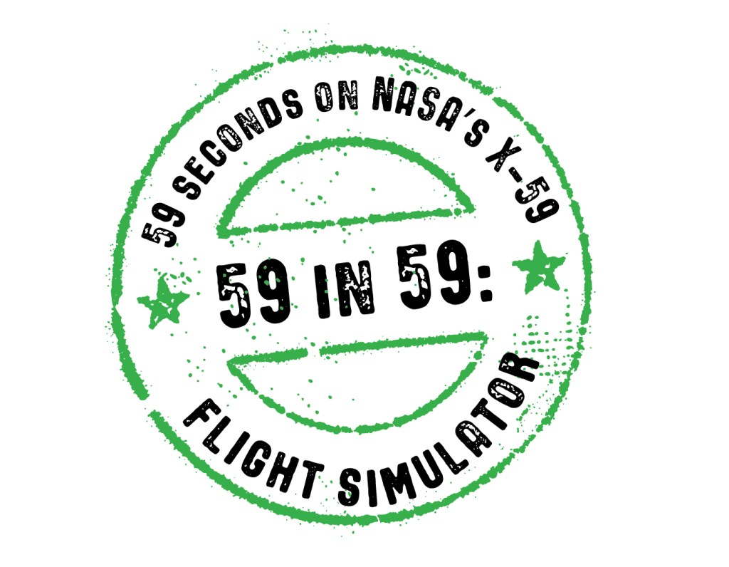 59 in 59: Flight Simulator digital stamp.