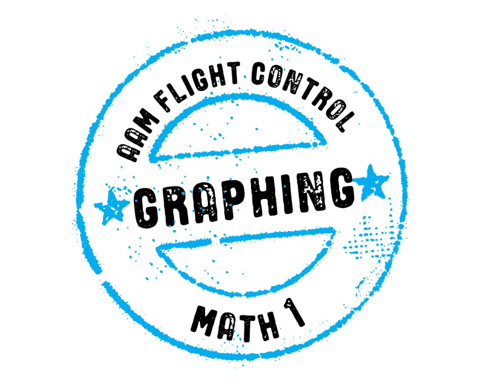 AAM Flight Control Graphing Math 1 digital stamp.