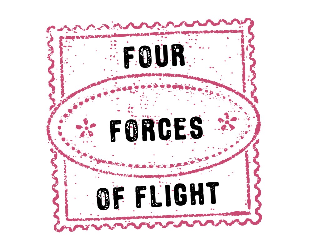 Four Forces of Flight activity stamp.