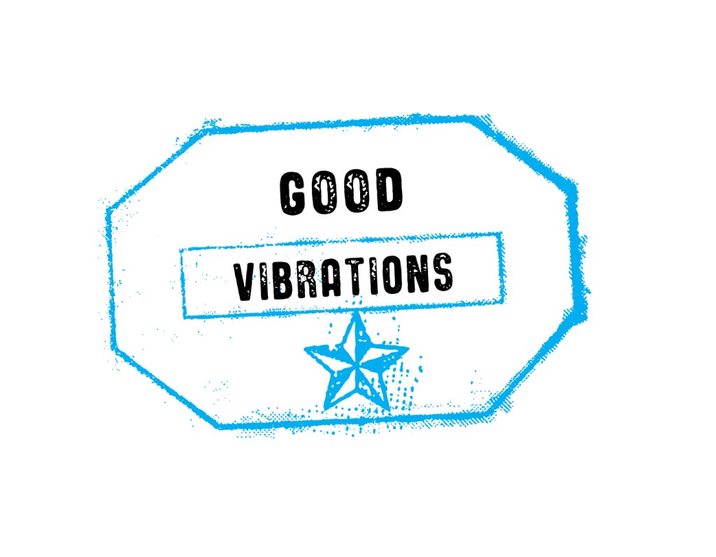 Good Vibrations activity stamp.