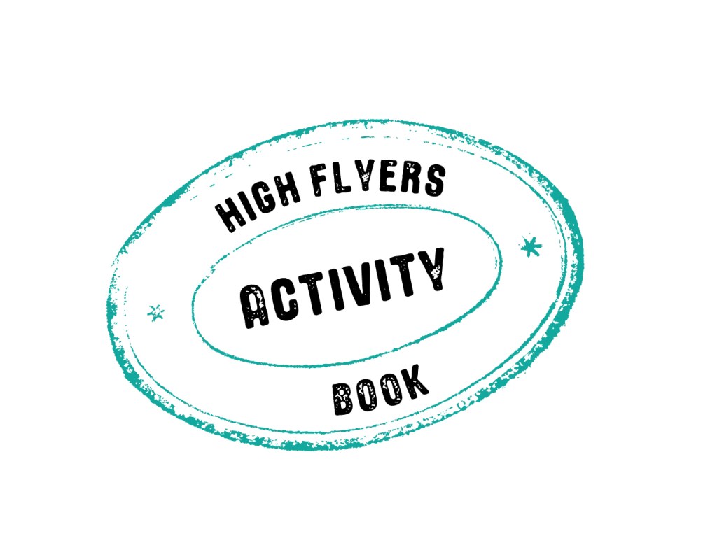 High Flyers Activity Book stamp.