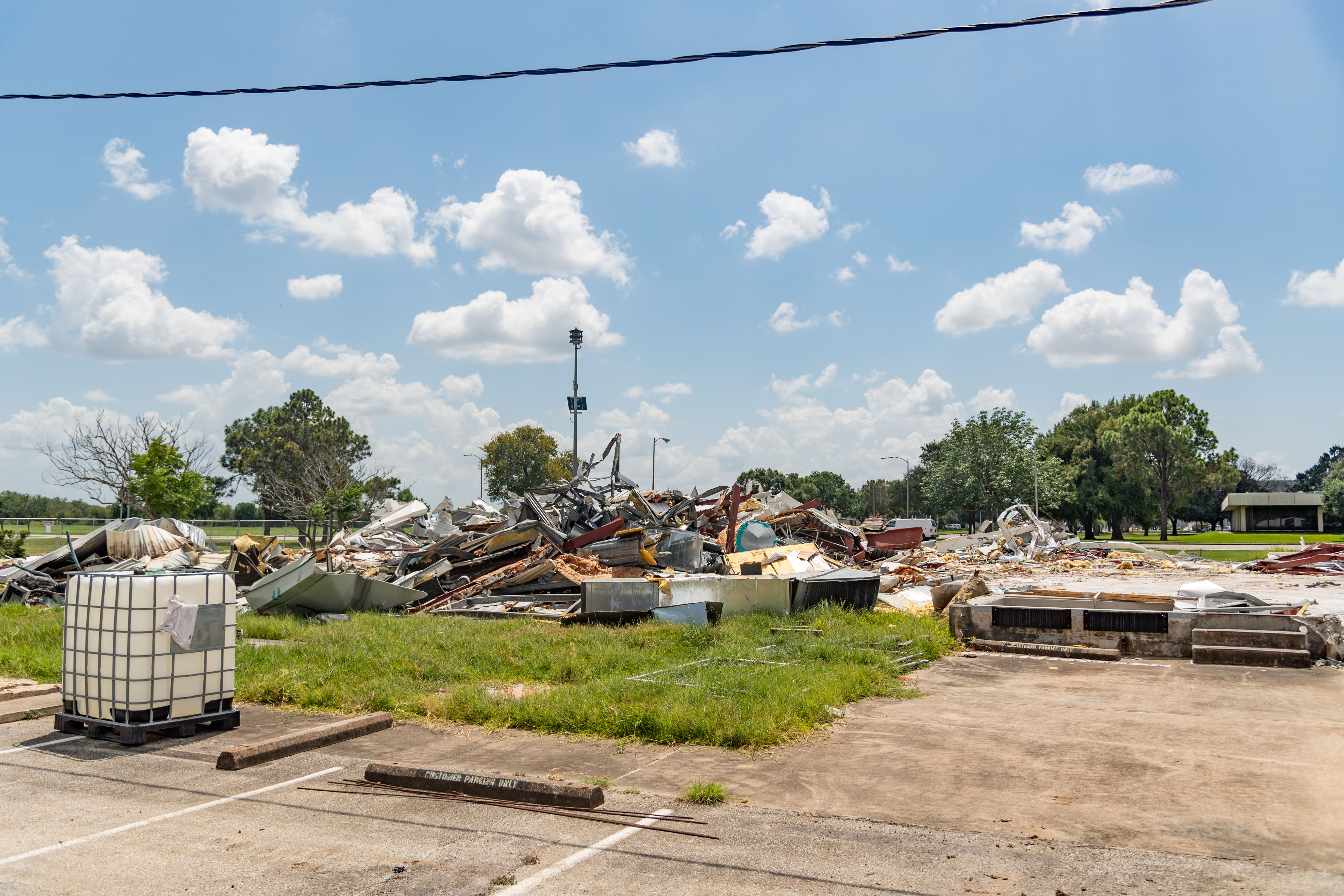 Historic photographic documentation of Building 227 demolition