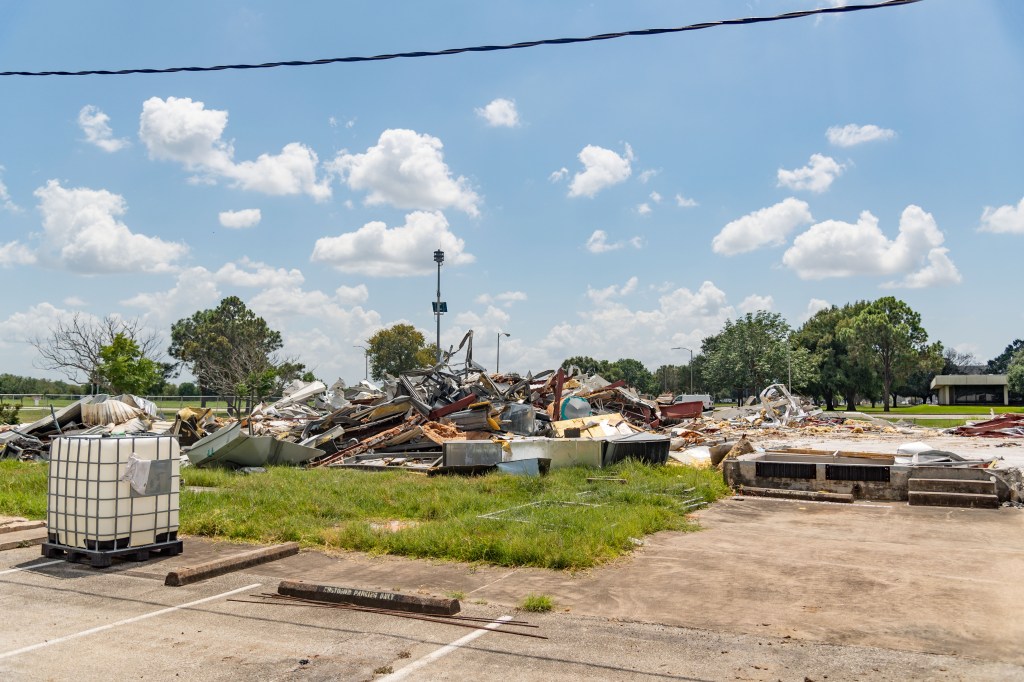 Historic photographic documentation of Building 227 demolition