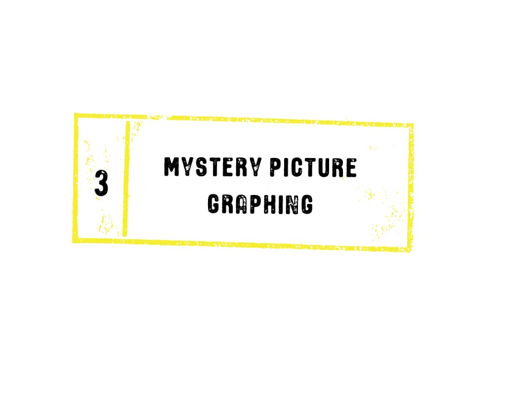 Mystery Picture Graphing 3 activity stamp.