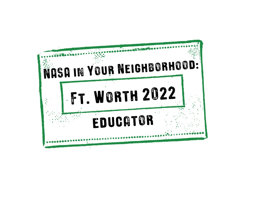 NASA in your Neighborhood (Educator) 2022 digital stamp.