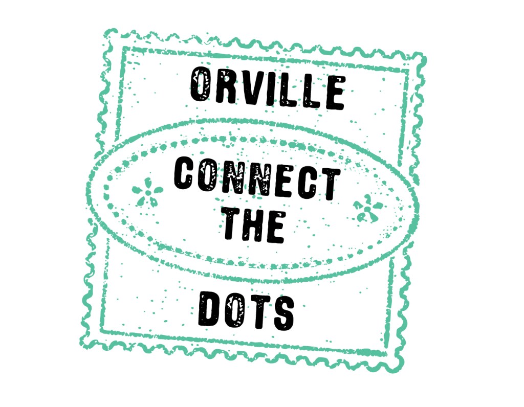 Orville Connect the Dots activity stamp.