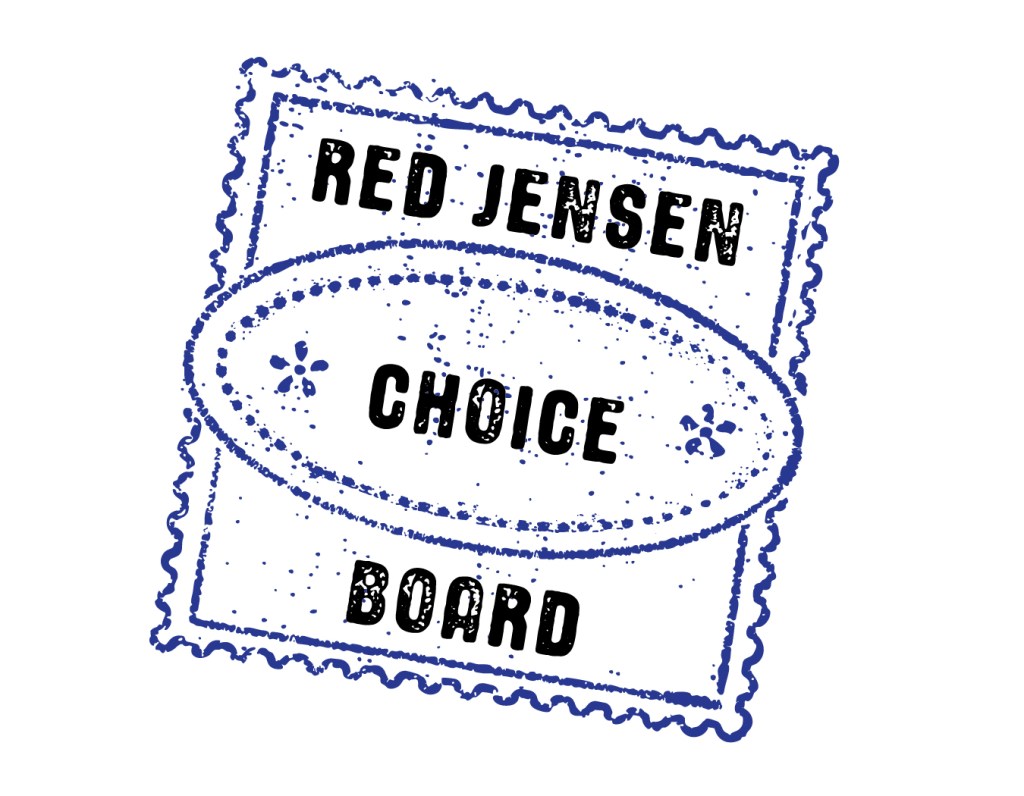 Red Jensen Choice Board stamp.