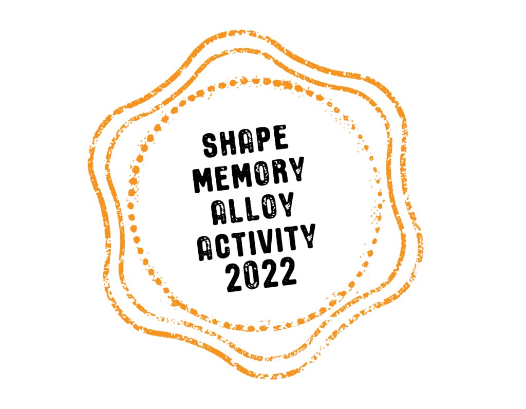 Shape Memory Alloy activity stamp.