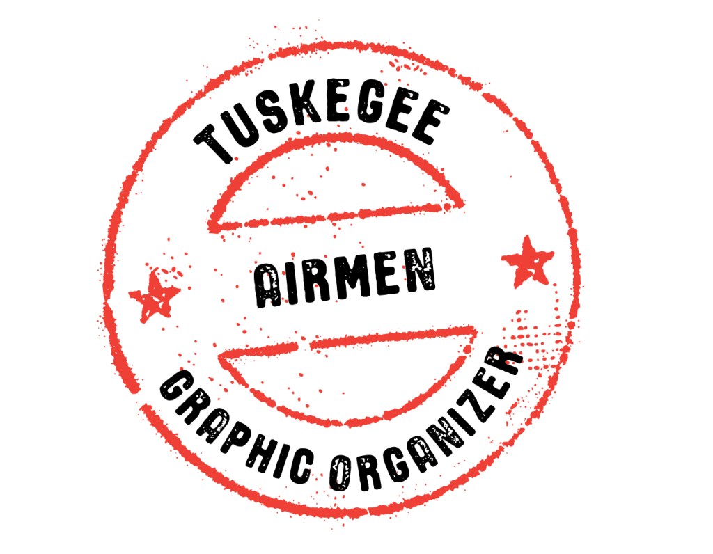 Tuskegee Airmen Graphic Organizer stamp.