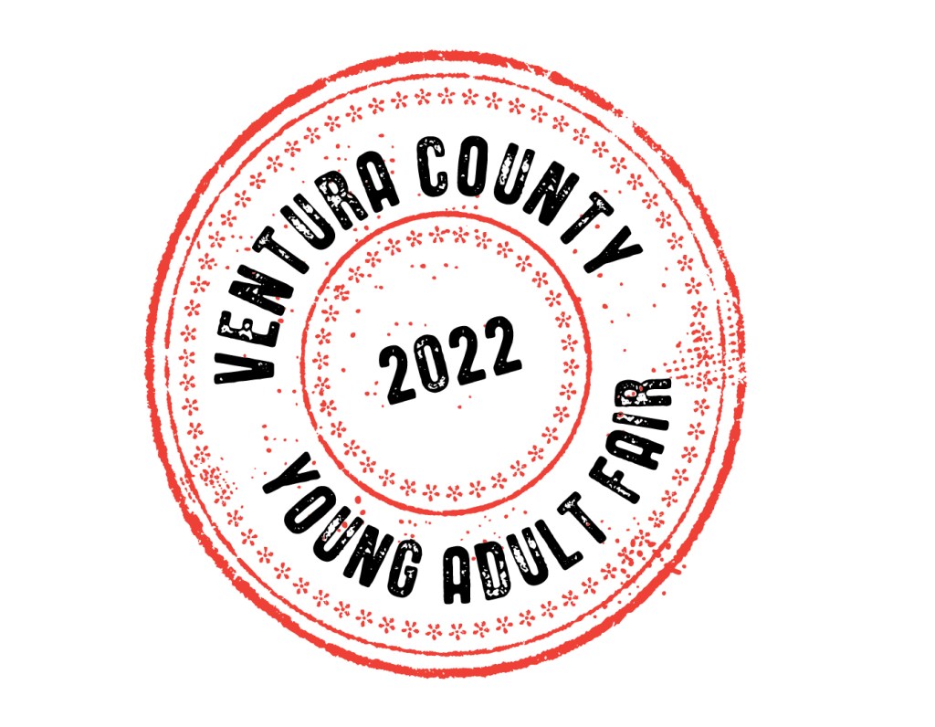 Ventura County Young Adult Fair 2022 digital stamp with a transparent background.