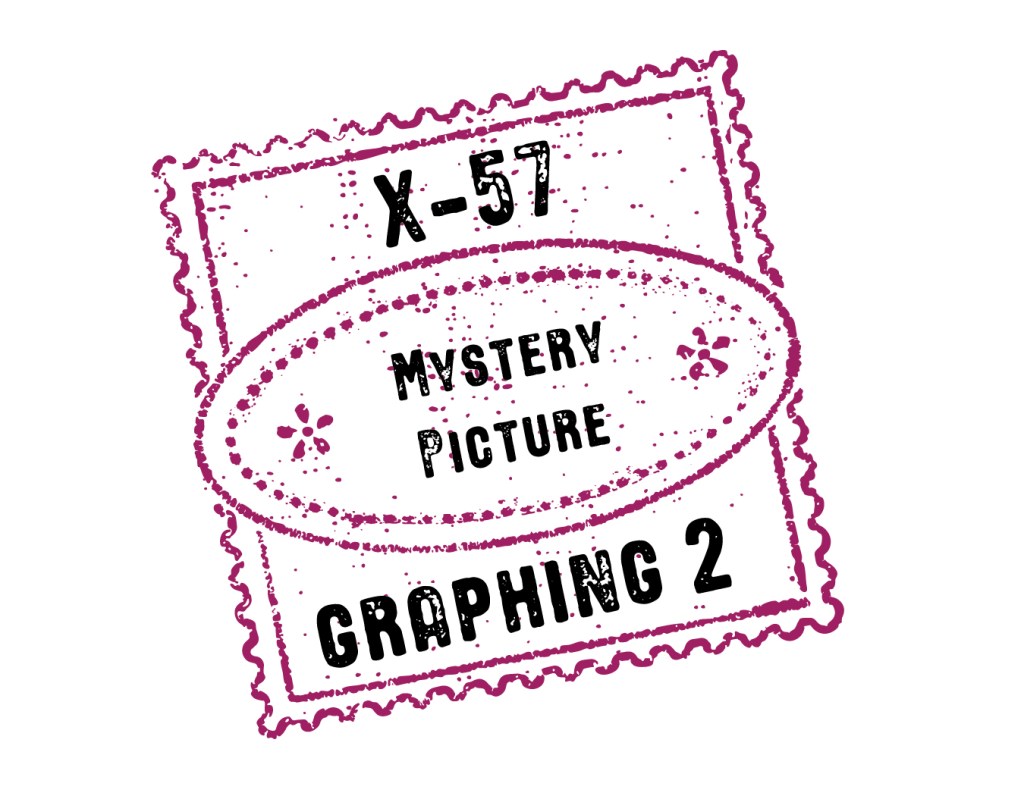 X-57 Mystery Picture Graphing 2 digital stamp.