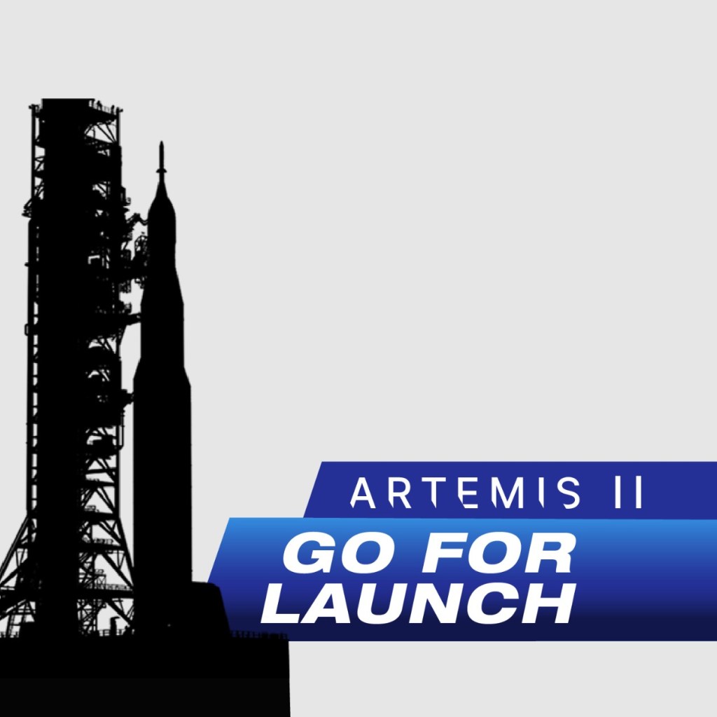 Preview of Artemis II Go for Launch social media photo frame, option 2