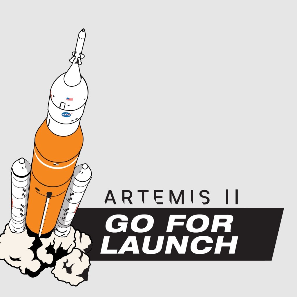 Preview of Artemis II Go for Launch social media photo frame, option 3