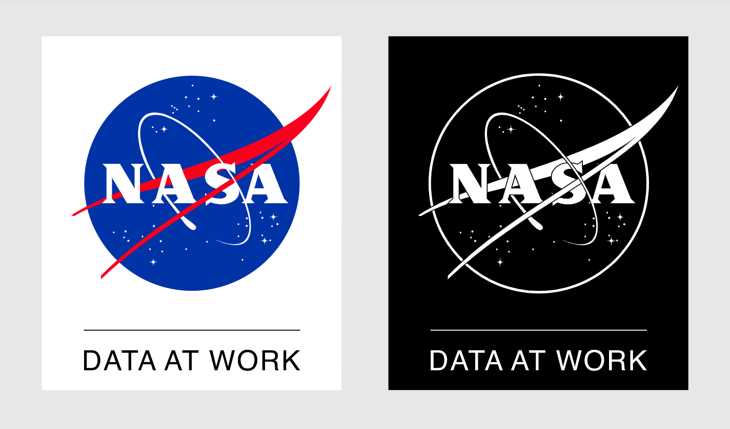 Color variations of the NASA Data Insignia