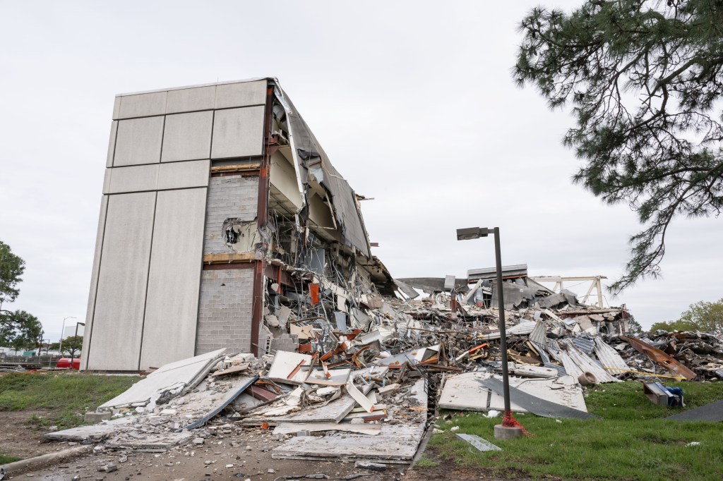 Documentation of Building 37 demolition, 03-20-2024