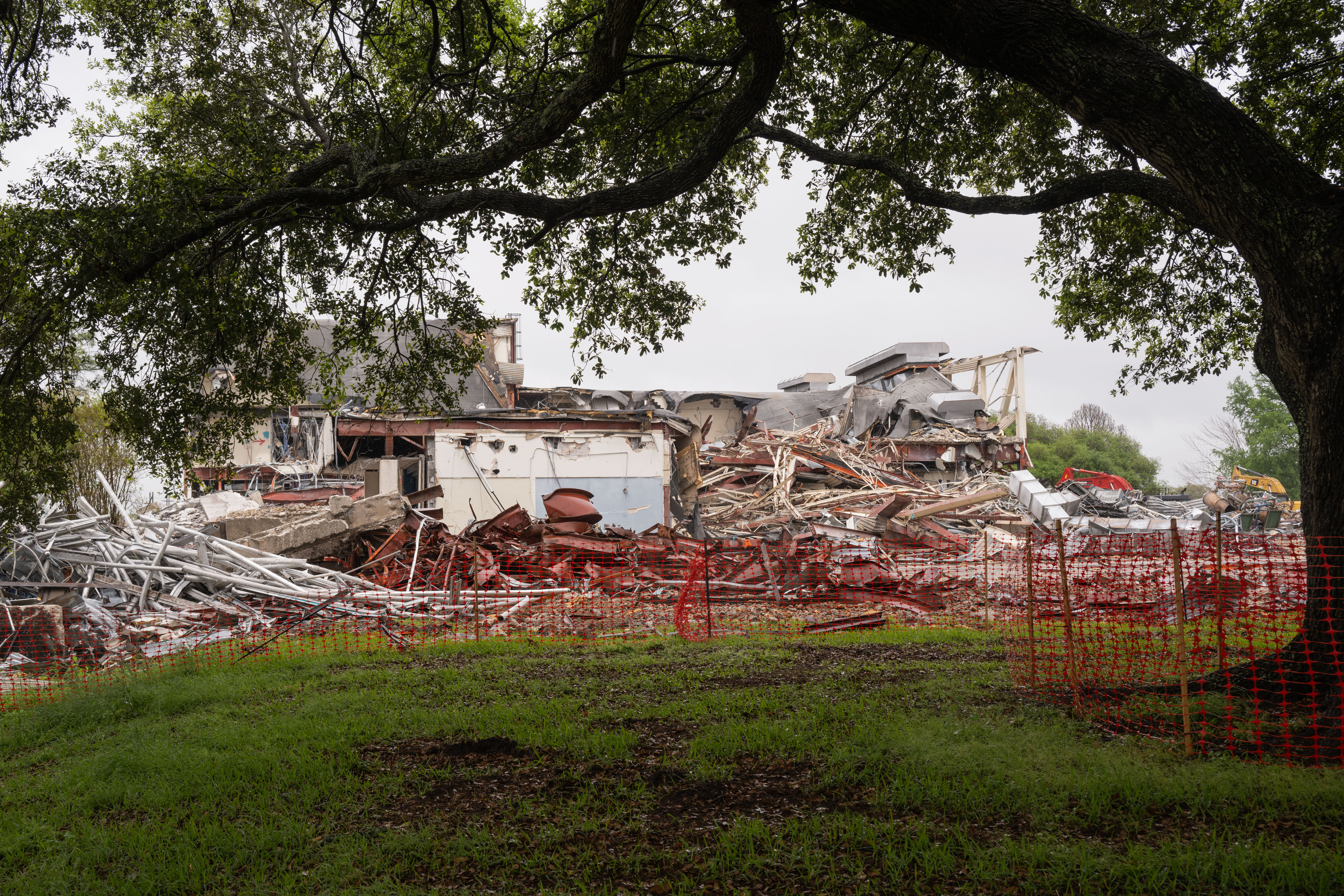 Photographic documentation of Building 37 demolition - 21 March 2024