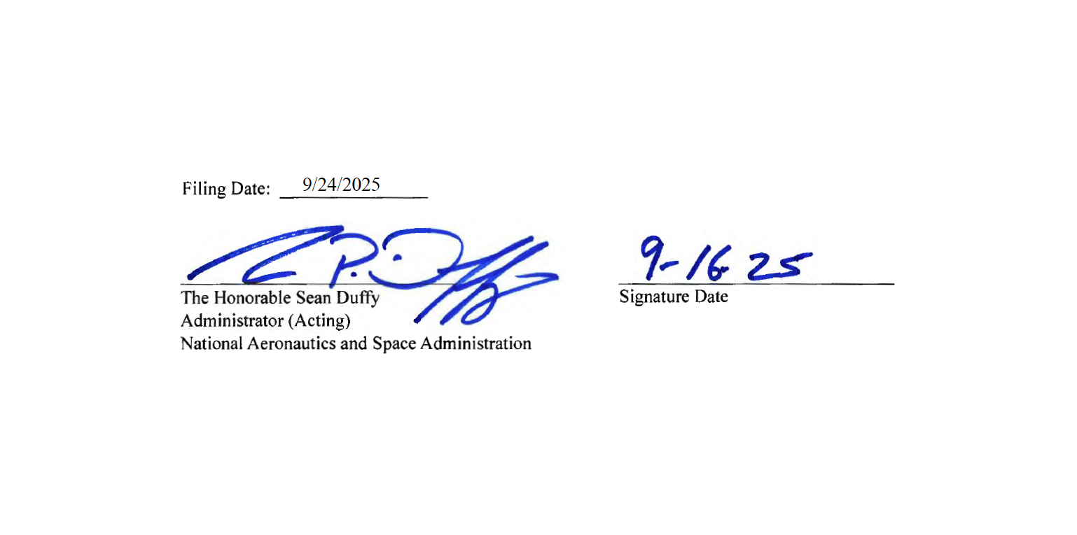 NAC Charter Signature