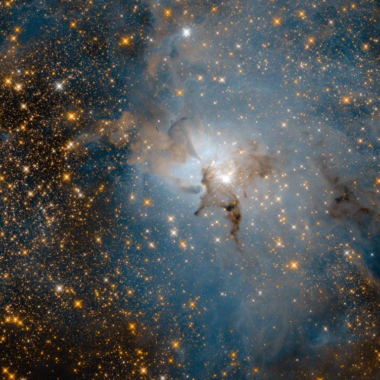 Lagoon Nebula in infrared light