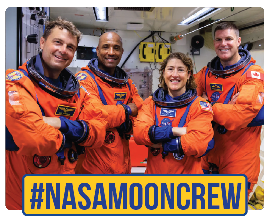 Artemis II crew in flight suits #NASAMOONCREW