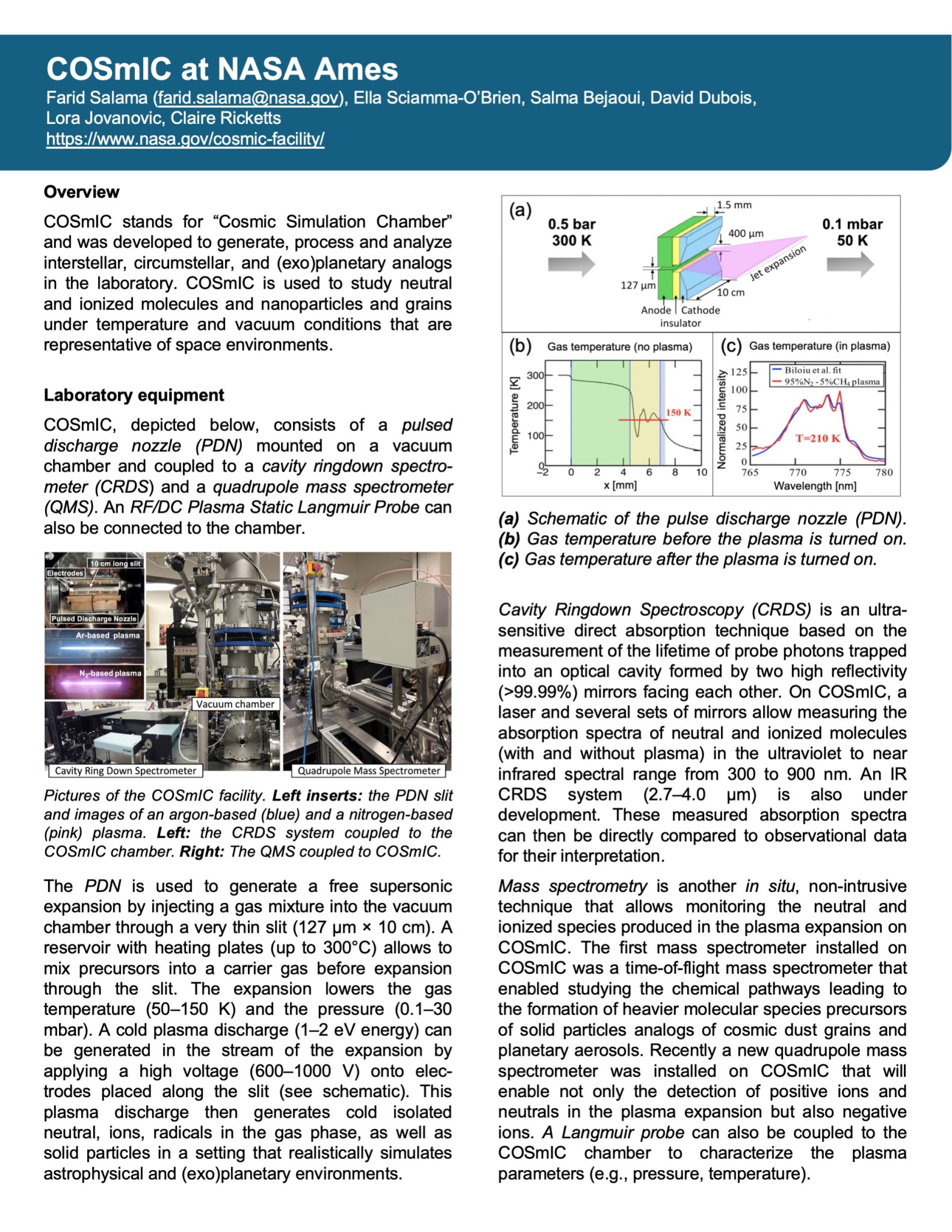 An image of the first page of the first Laboratory Astrophysics Newsletter, showing page 3.