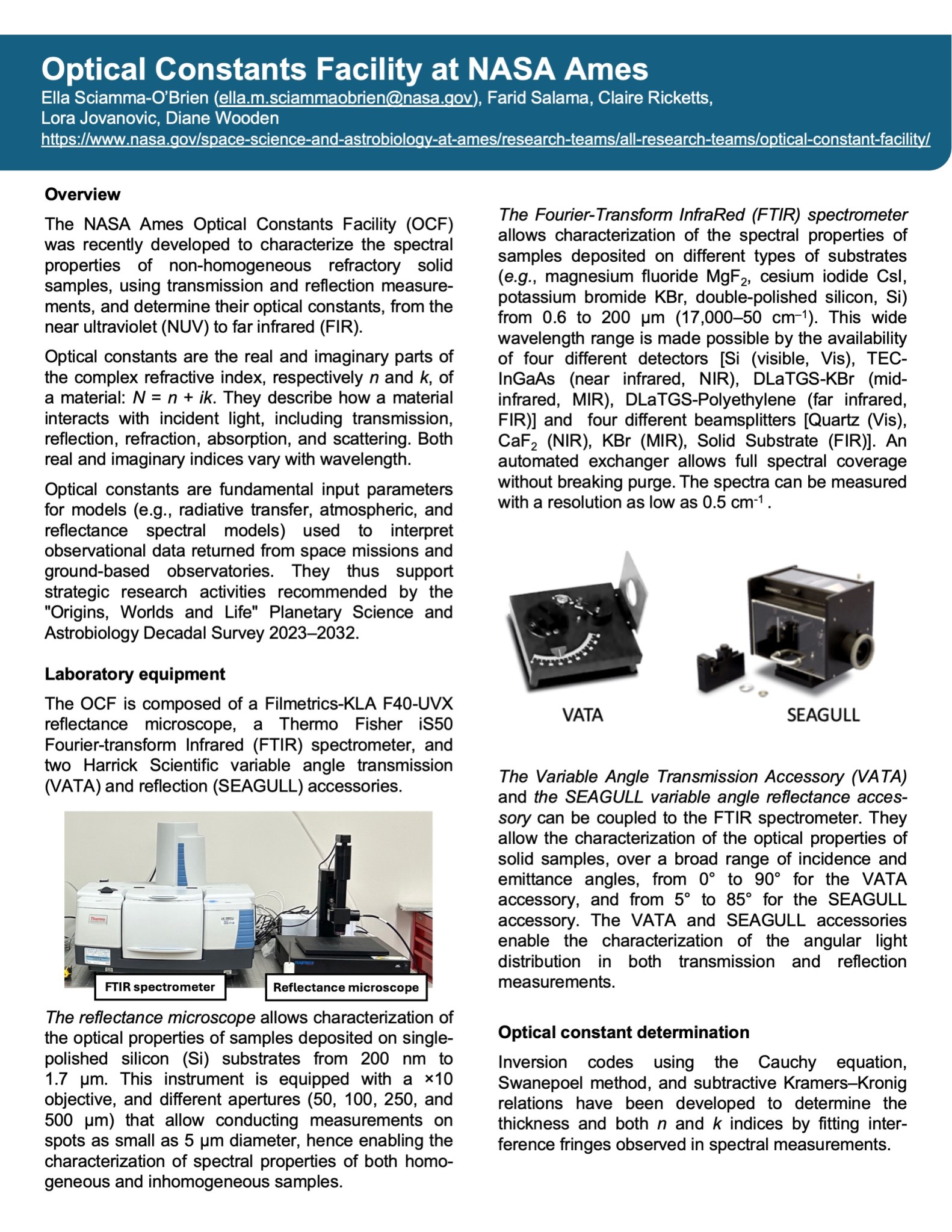 An image of the first page of the first Laboratory Astrophysics Newsletter, showing page 12.