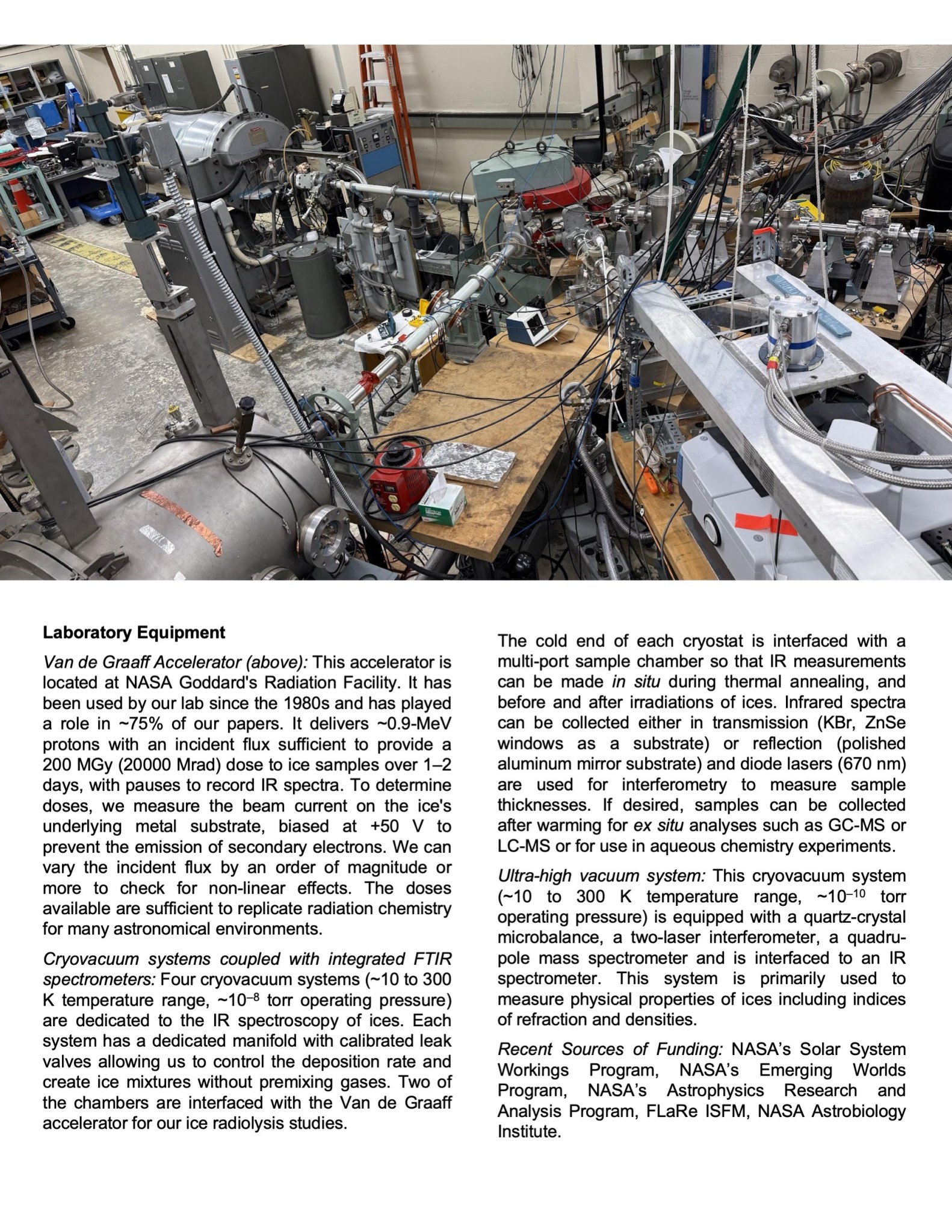 ARC-ST-LabAstroNewsletter-Issue1-Page-3 An image of the first page of the first Laboratory Astrophysics Newsletter, showing page 3.