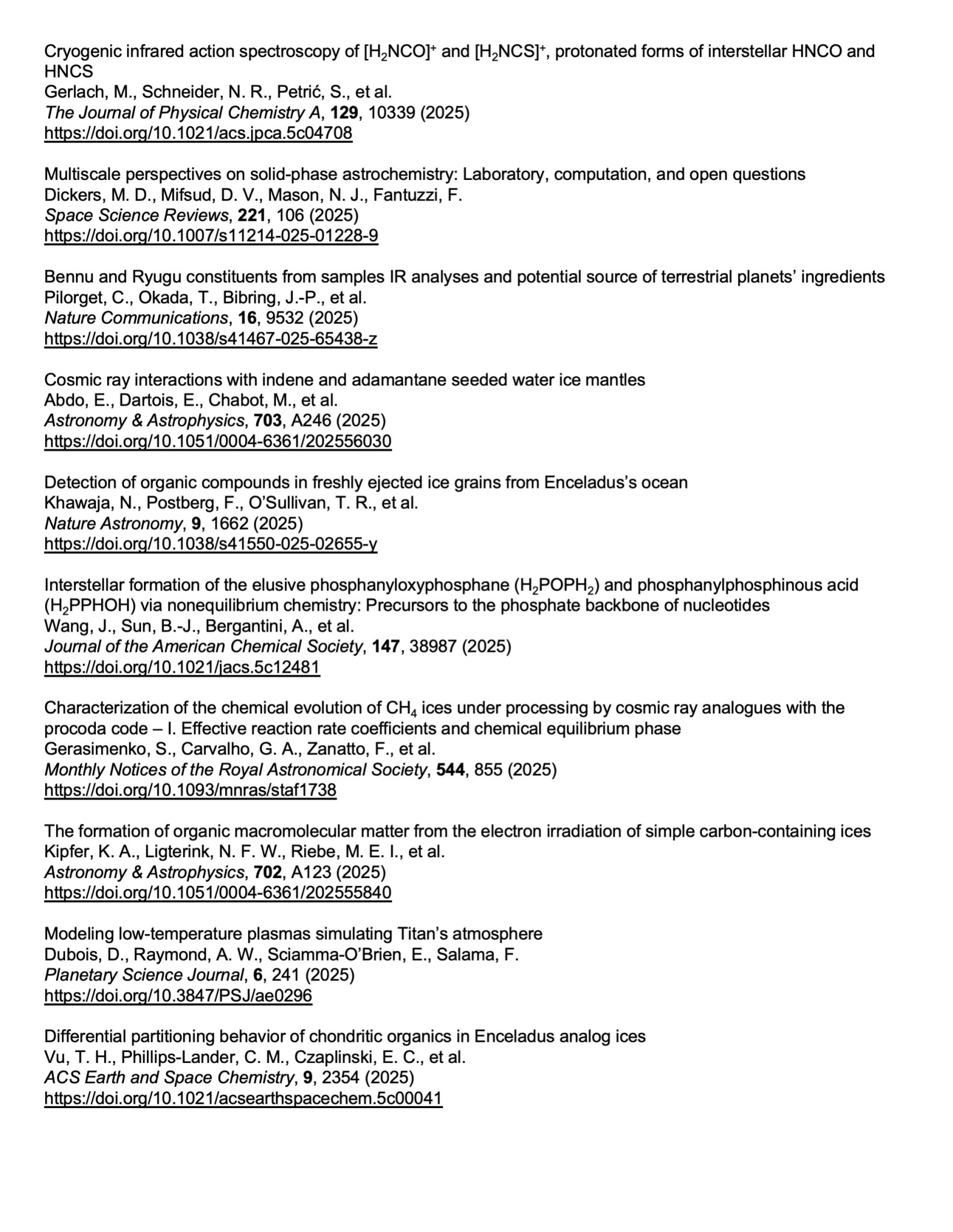 ARC-ST-LabAstroNewsletter-Issue1-Page-3 An image of the first page of the first Laboratory Astrophysics Newsletter, showing page 3.