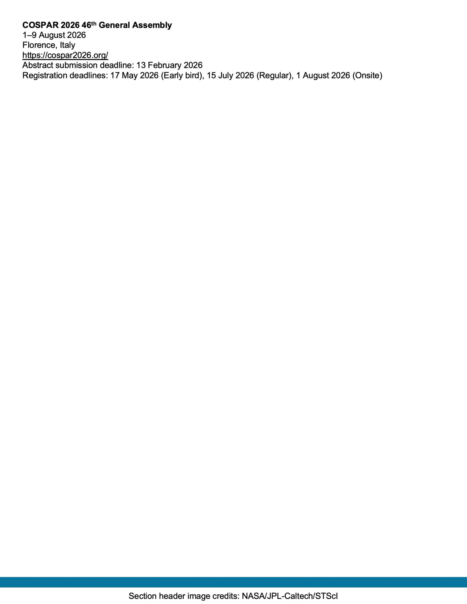 An image of the first page of the first Laboratory Astrophysics Newsletter, showing page 27