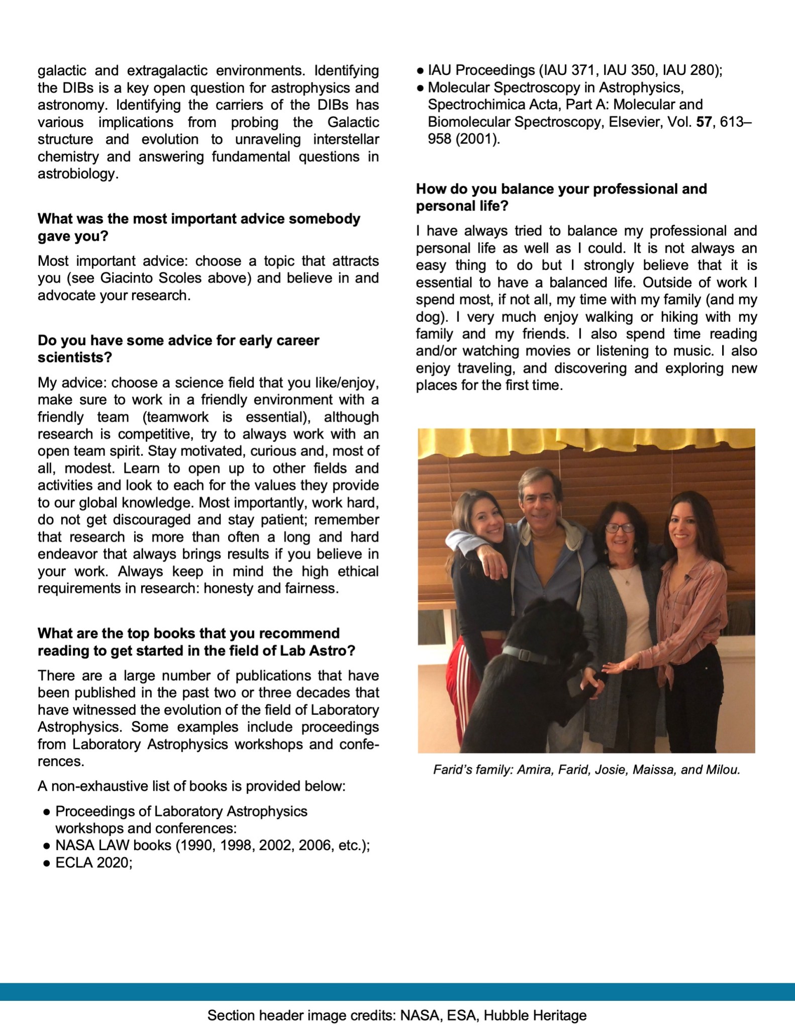 ARC-ST-LabAstroNewsletter-Issue1-Page-3 An image of the first page of the first Laboratory Astrophysics Newsletter, showing page 6.